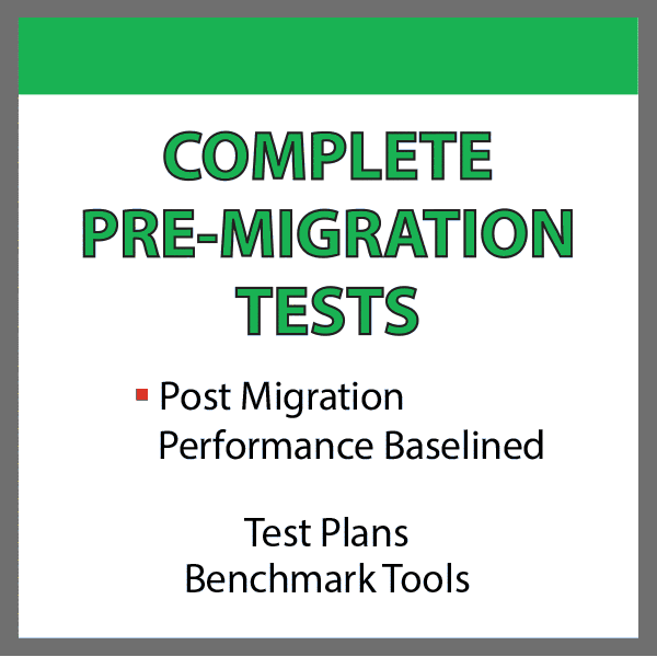 Complete Pre Migration Tests